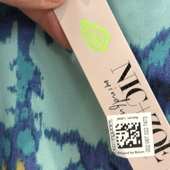 NIC+ZOE Mindfully Made Blue Multi Dress – Size Small - Picture 7 of 12